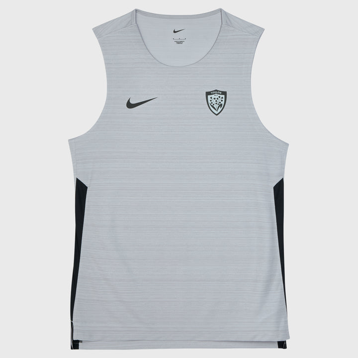 Nike RC Toulon Rugby Men's Training Singlet Wolf Grey 2025/26 - Rugbystuff.com