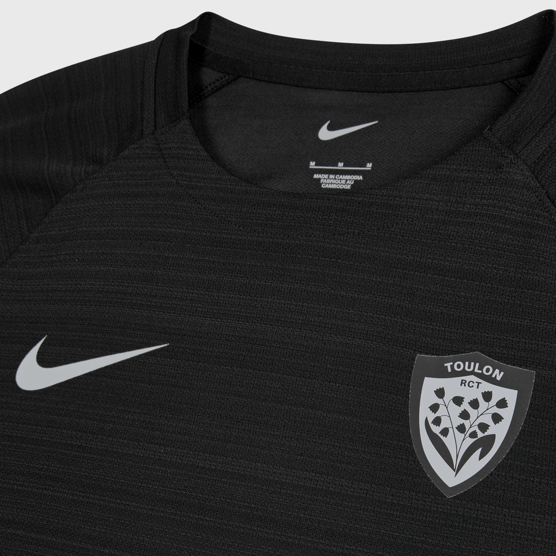 Nike RC Toulon Rugby Men's Training Tee Black 2025/26 - Rugbystuff.com