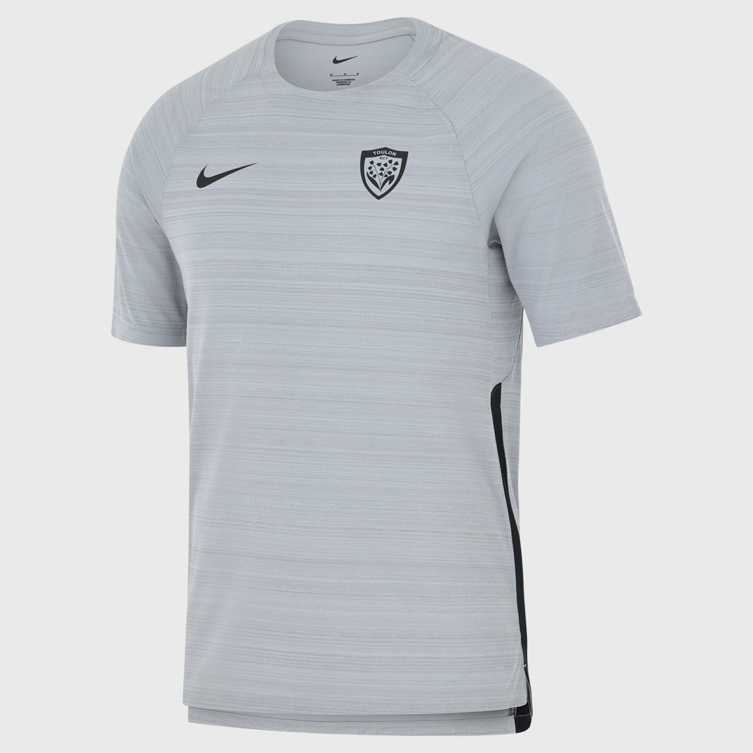 Nike RC Toulon Rugby Men's Training Tee Wolf Grey 2025/26 - Rugbystuff.com