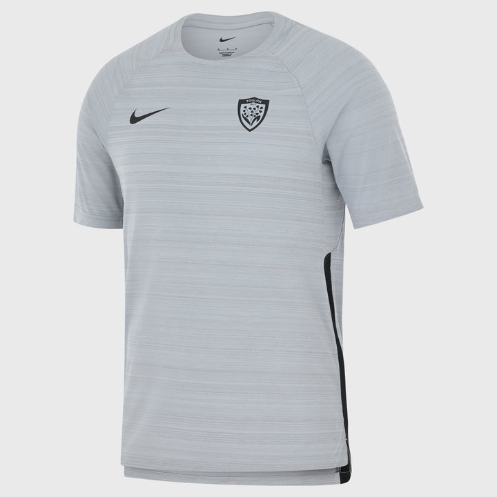 Nike RC Toulon Rugby Men's Training Tee Wolf Grey 2025/26 - Rugbystuff.com