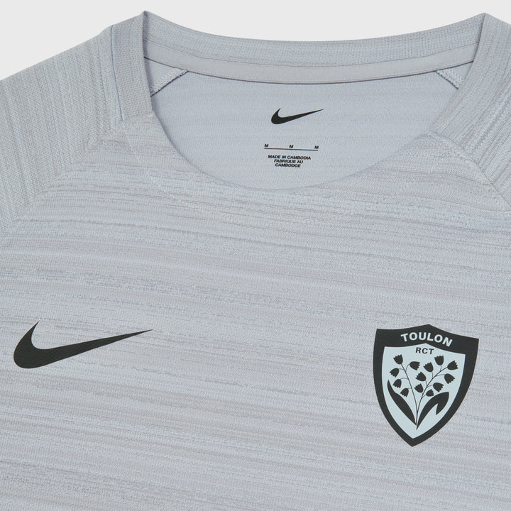Nike RC Toulon Rugby Men's Training Tee Wolf Grey 2025/26 - Rugbystuff.com