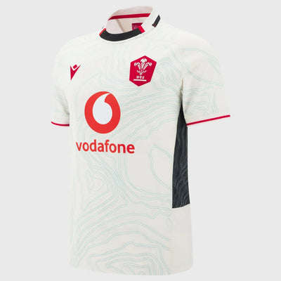 Macron Wales Men's Away Slim Fit Rugby Shirt 2025/26