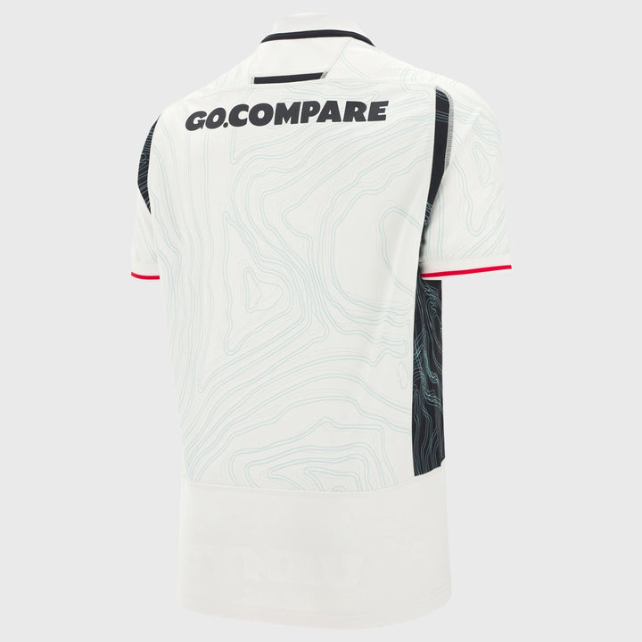 Macron Wales Men's Away Slim Fit Rugby Shirt 2025/26 - Rugbystuff.com