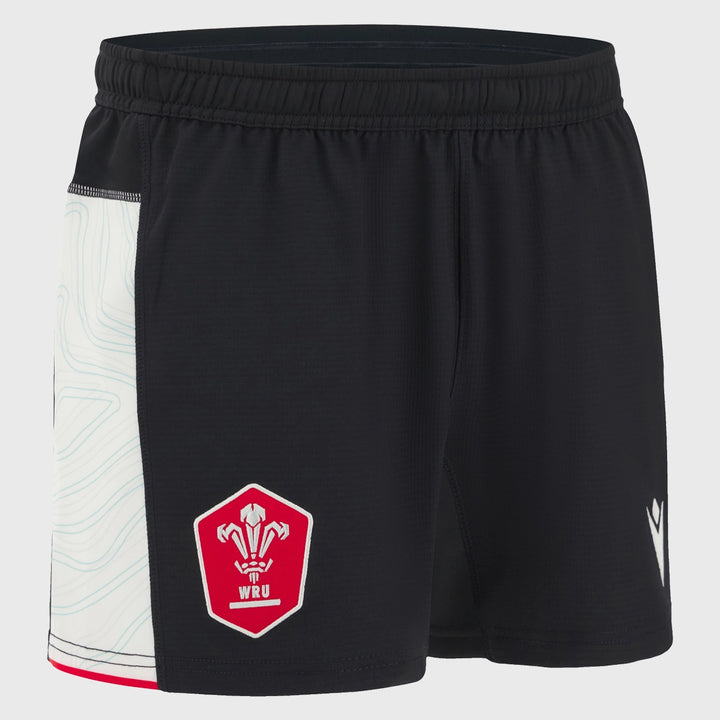 Macron Wales Men's Away Rugby Shorts 2025/26 - Rugbystuff.com