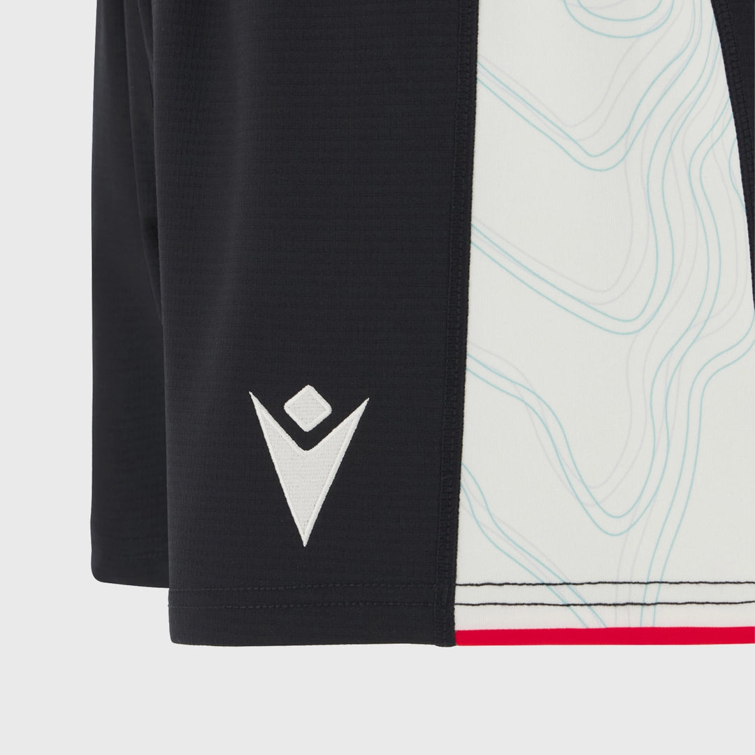 Macron Wales Men's Away Rugby Shorts 2025/26 - Rugbystuff.com