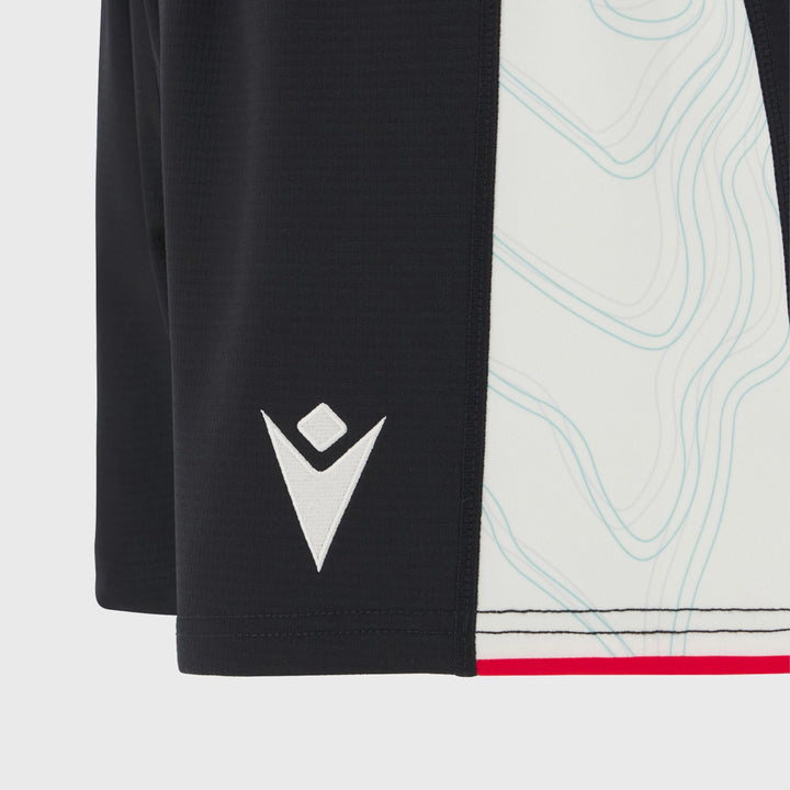 Macron Wales Men's Away Rugby Shorts 2025/26 - Rugbystuff.com