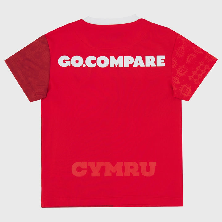 Macron Wales Junior Home Replica Rugby Shirt 2025/26 - Rugbystuff.com