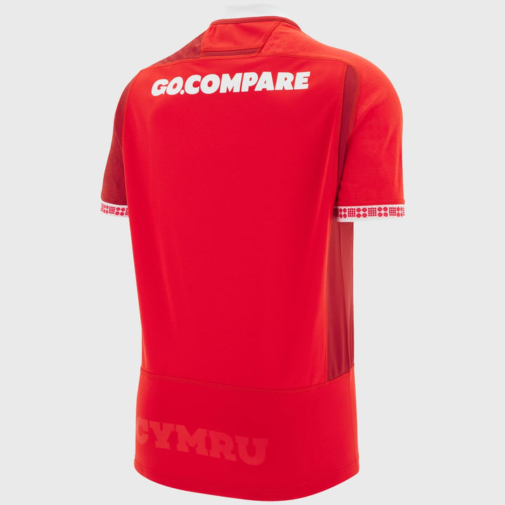 Macron Wales Men's Home Replica Rugby Shirt 2025/26 - Rugbystuff.com