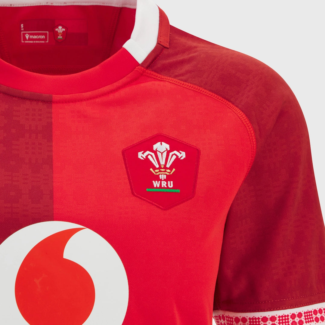 Macron Wales Women's Home Replica Rugby Shirt 2025/26 - Rugbystuff.com