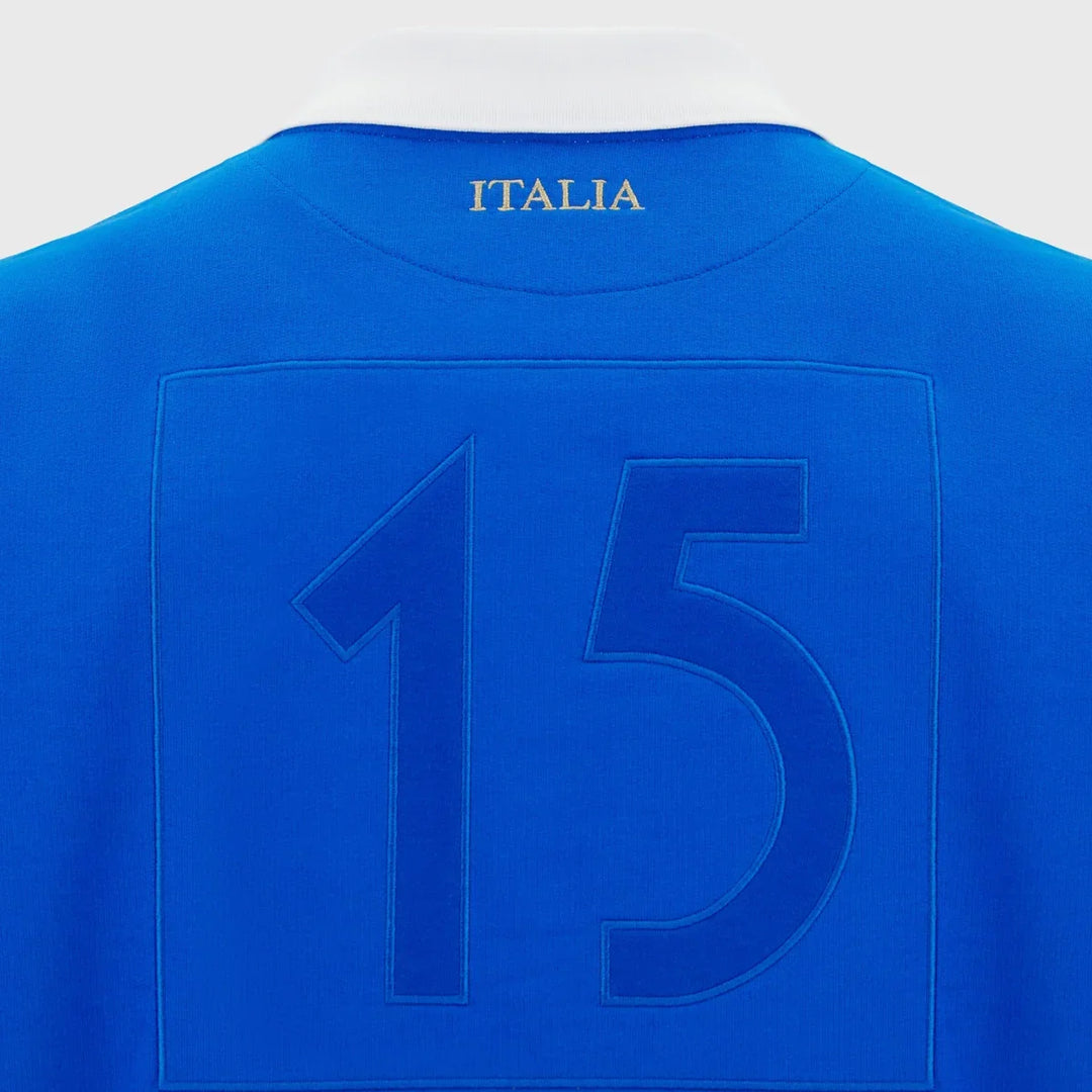 Macron Italy Fan Vintage Replica Rugby Shirt 2025/26 - Rugbystuff.com