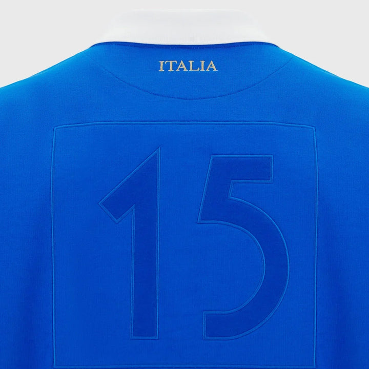 Macron Italy Fan Vintage Replica Rugby Shirt 2025/26 - Rugbystuff.com