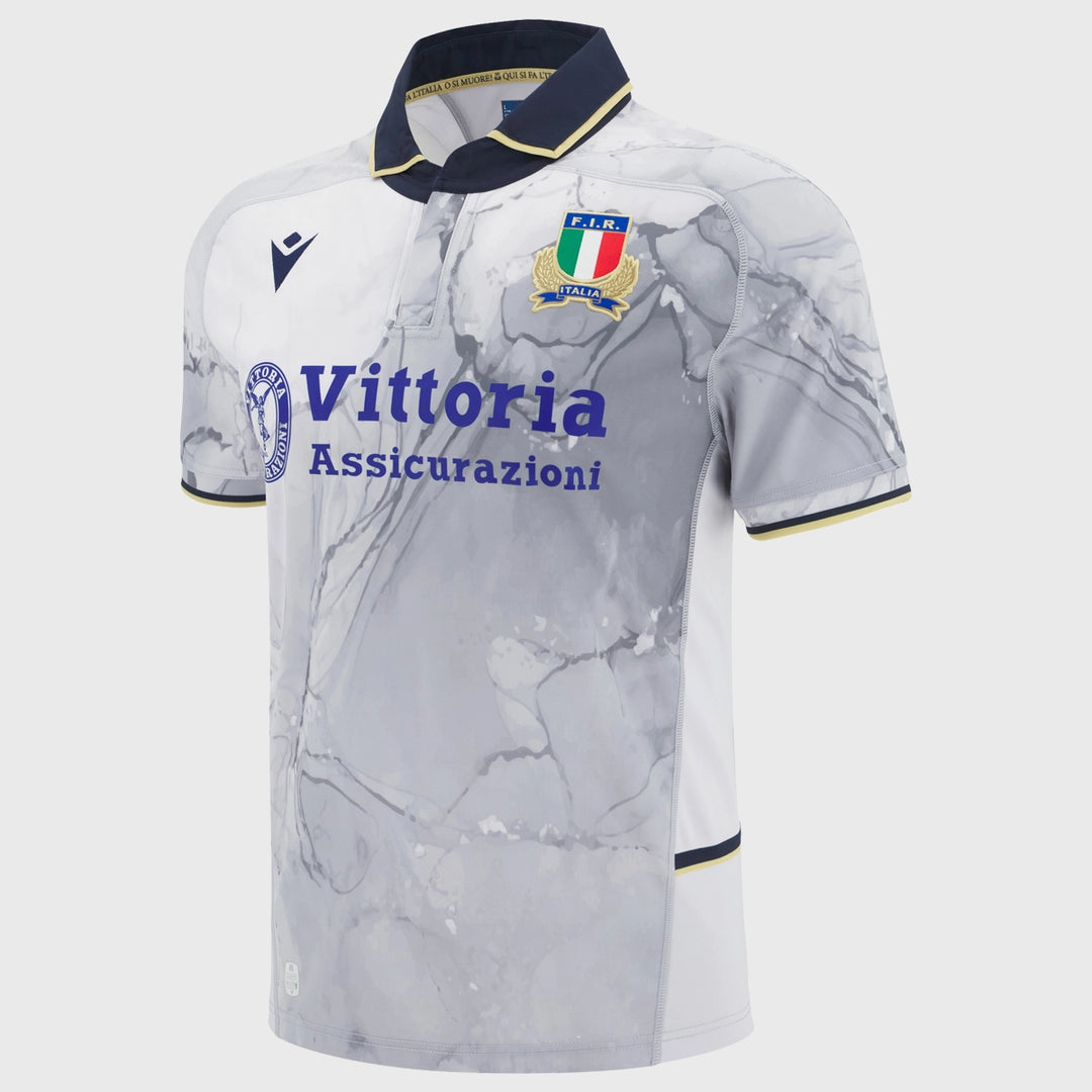 Macron Italy Away Replica Rugby Shirt 2025/26 - Rugbystuff.com