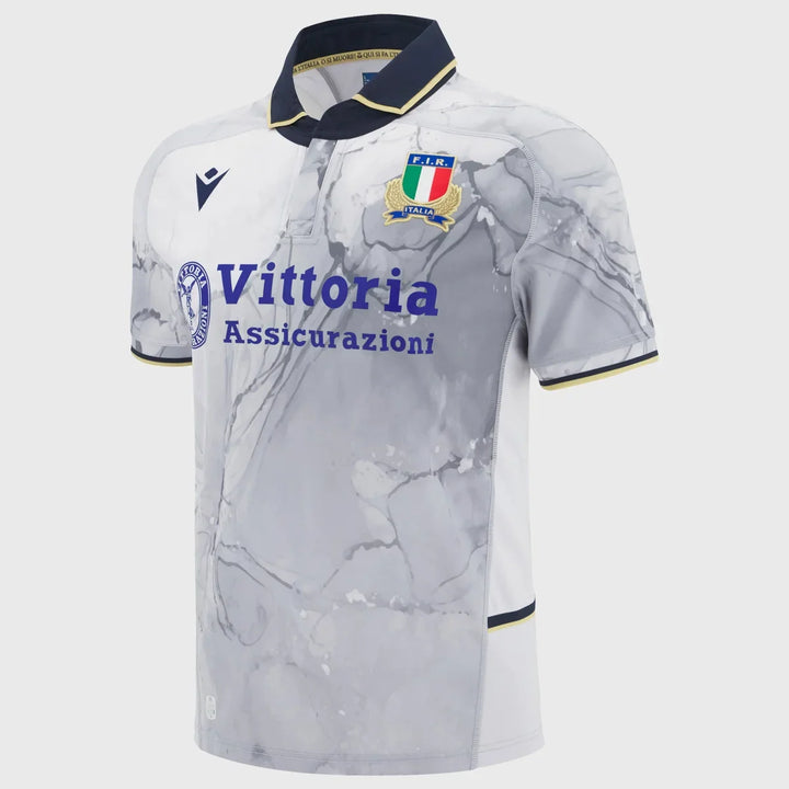 Macron Italy Away Replica Rugby Shirt 2025/26 - Rugbystuff.com