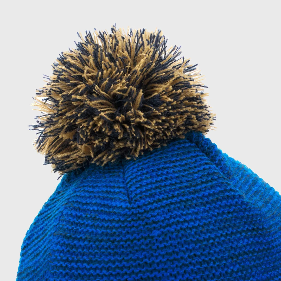 Macron Italy Rugby Pom Pom Beanie Hat - Rugbystuff.com