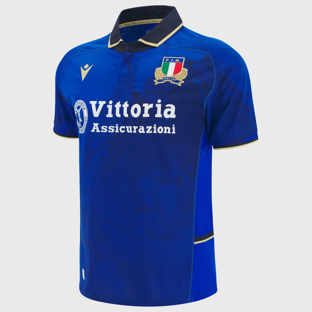 Macron Italy Home Replica Rugby Shirt 2025/26 - Rugbystuff.com