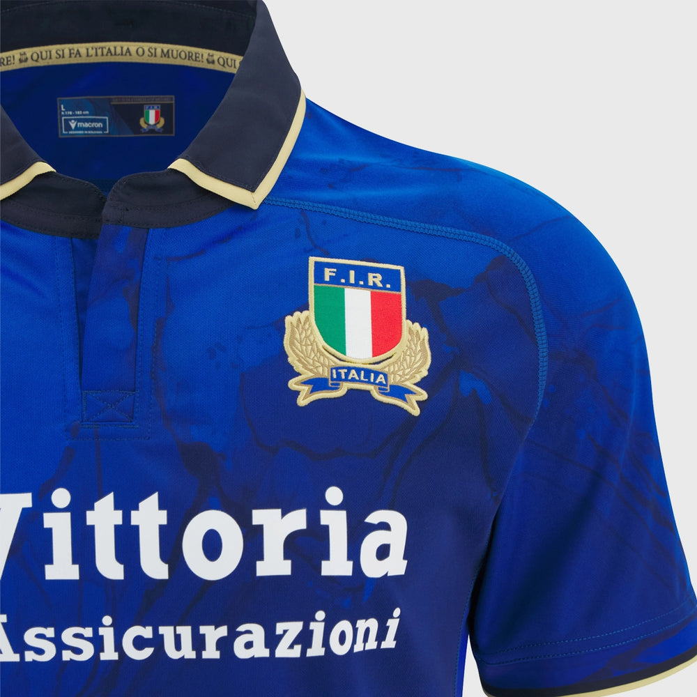 Macron Italy Home Replica Rugby Shirt 2025/26 - Rugbystuff.com