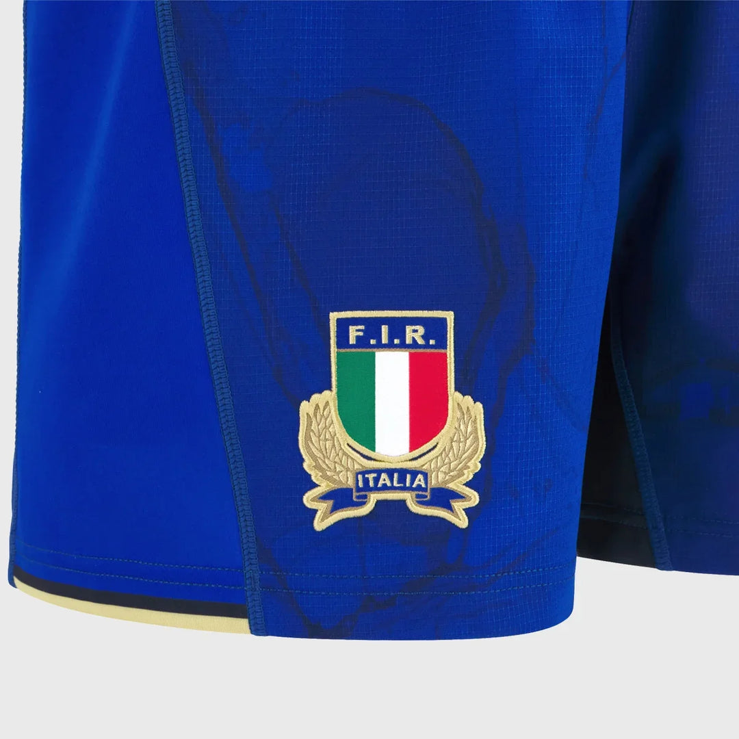 Macron Italy Home Rugby Shorts 2025/26 - Rugbystuff.com
