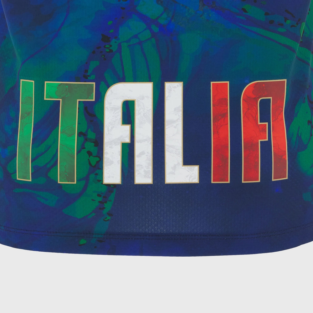 Macron Italy Rugby Poly Tee Multi Colour 2025/26 - Rugbystuff.com