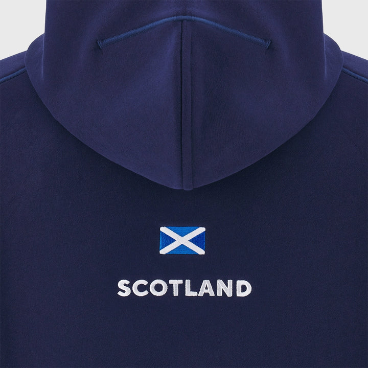 Macron Scotland Rugby Athleisure Hoody Navy/Purple 2025/26 - Rugbystuff.com