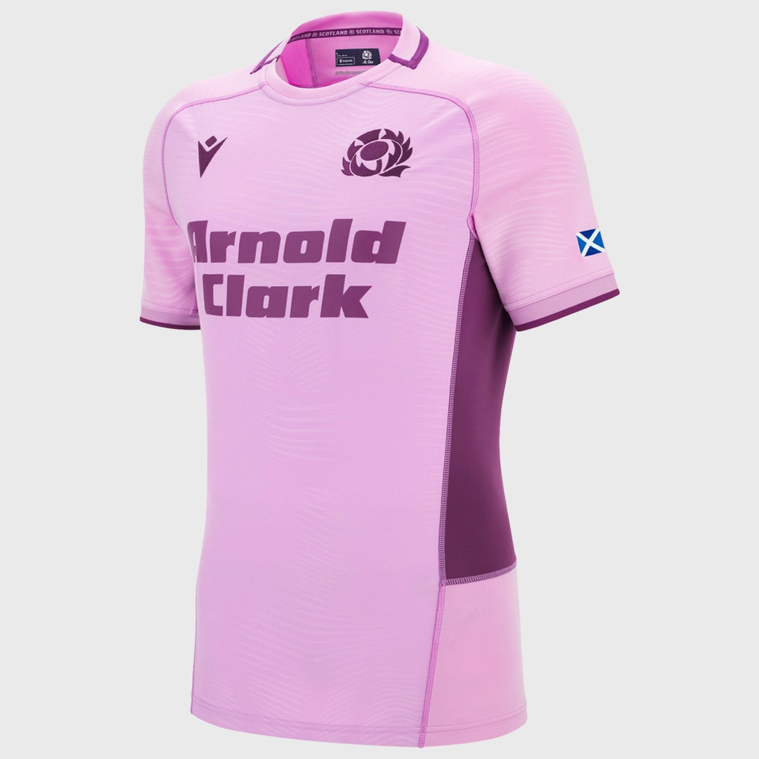 Macron Scotland Men's Away Slim Fit Rugby Shirt 2025/26 - Rugbystuff.com