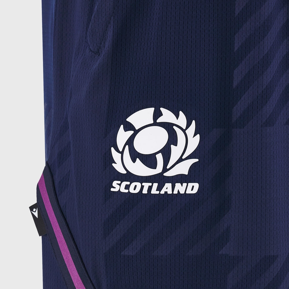 Macron Scotland Rugby Basketball Shorts Navy/Purple 2025/26 - Rugbystuff.com
