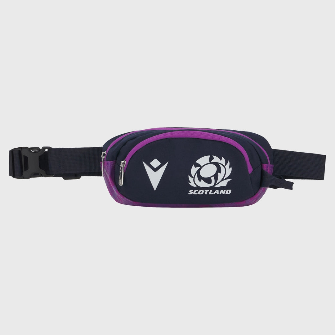 Macron Scotland Rugby Bum Bag Navy/Purple 2025/26 - Rugbystuff.com