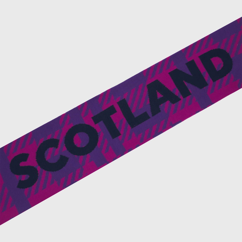 Macron Scotland Rugby Text Scarf Purple 2025/26 - Rugbystuff.com