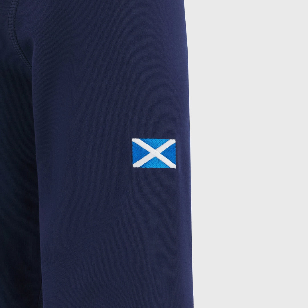 Macron Scotland Men's Home Long Sleeve Cotton Rugby Shirt 2025/26 - Rugbystuff.com