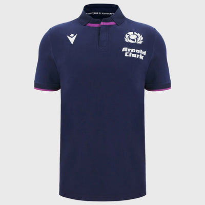 Macron Scotland Men's Home Short Sleeve Cotton Rugby Shirt 2025/26
