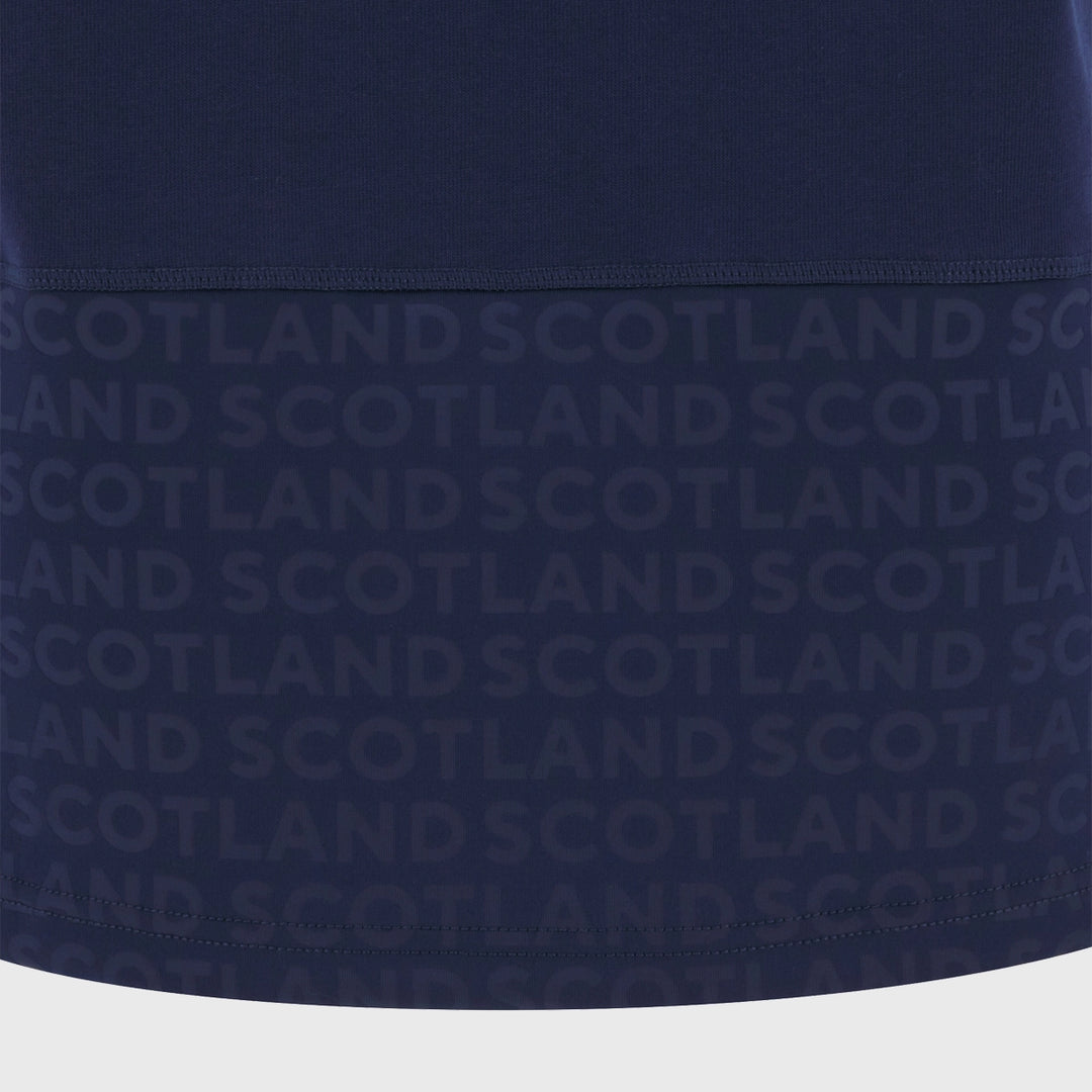 Macron Scotland Men's Home Short Sleeve Cotton Rugby Shirt 2025/26 - Rugbystuff.com