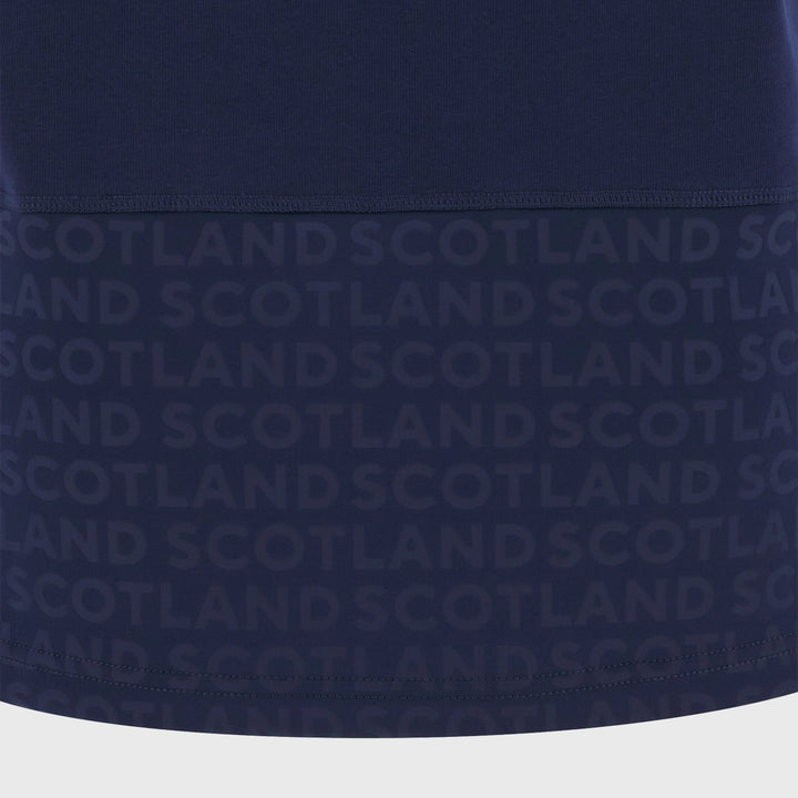 Macron Scotland Men's Home Short Sleeve Cotton Rugby Shirt 2025/26 - Rugbystuff.com