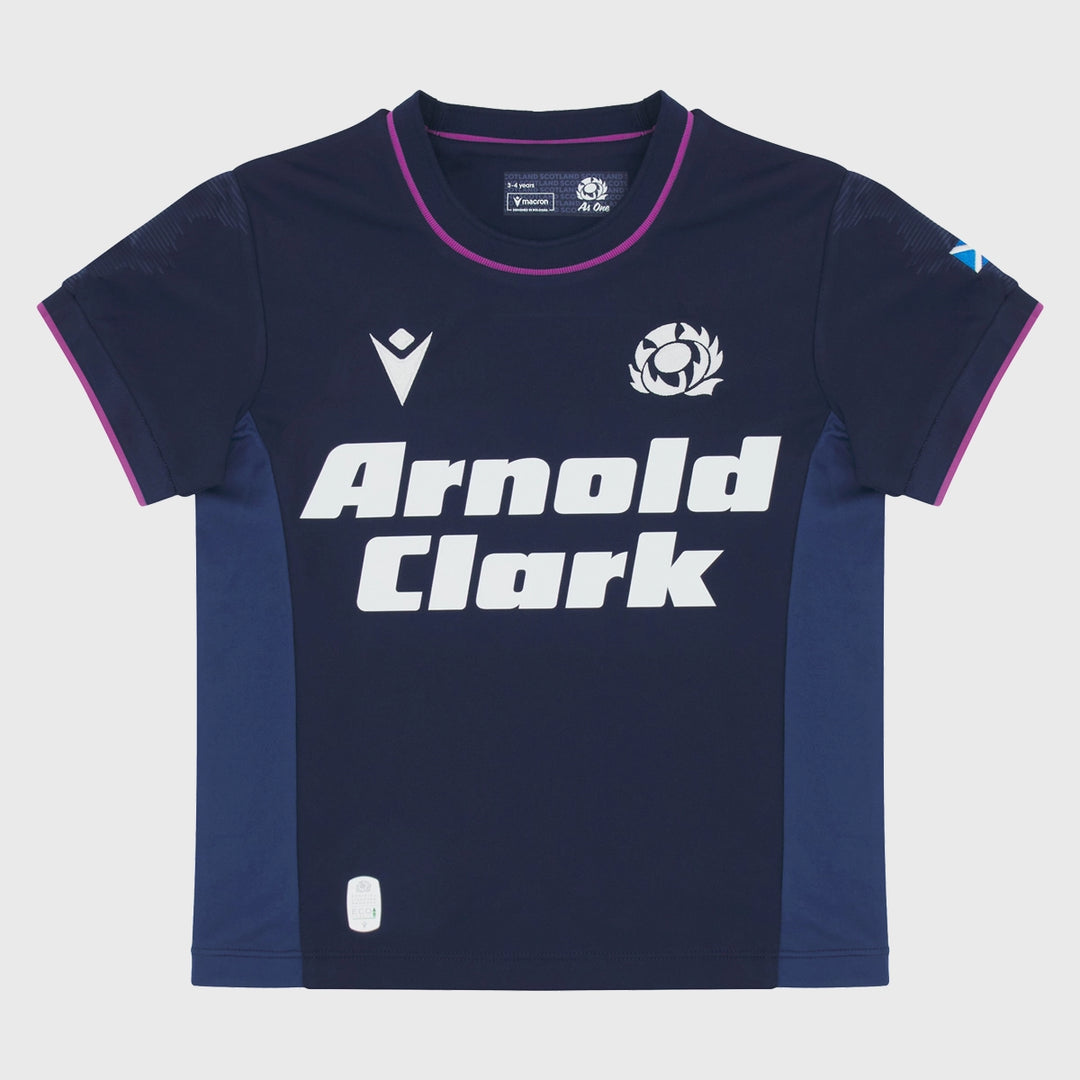 Macron Scotland Infant Home Replica Rugby Shirt 2025/26 - Rugbystuff.com