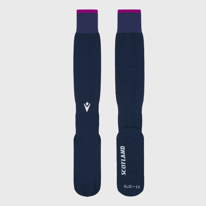 Macron Scotland Home Rugby Socks 2025/26 - Rugbystuff.com