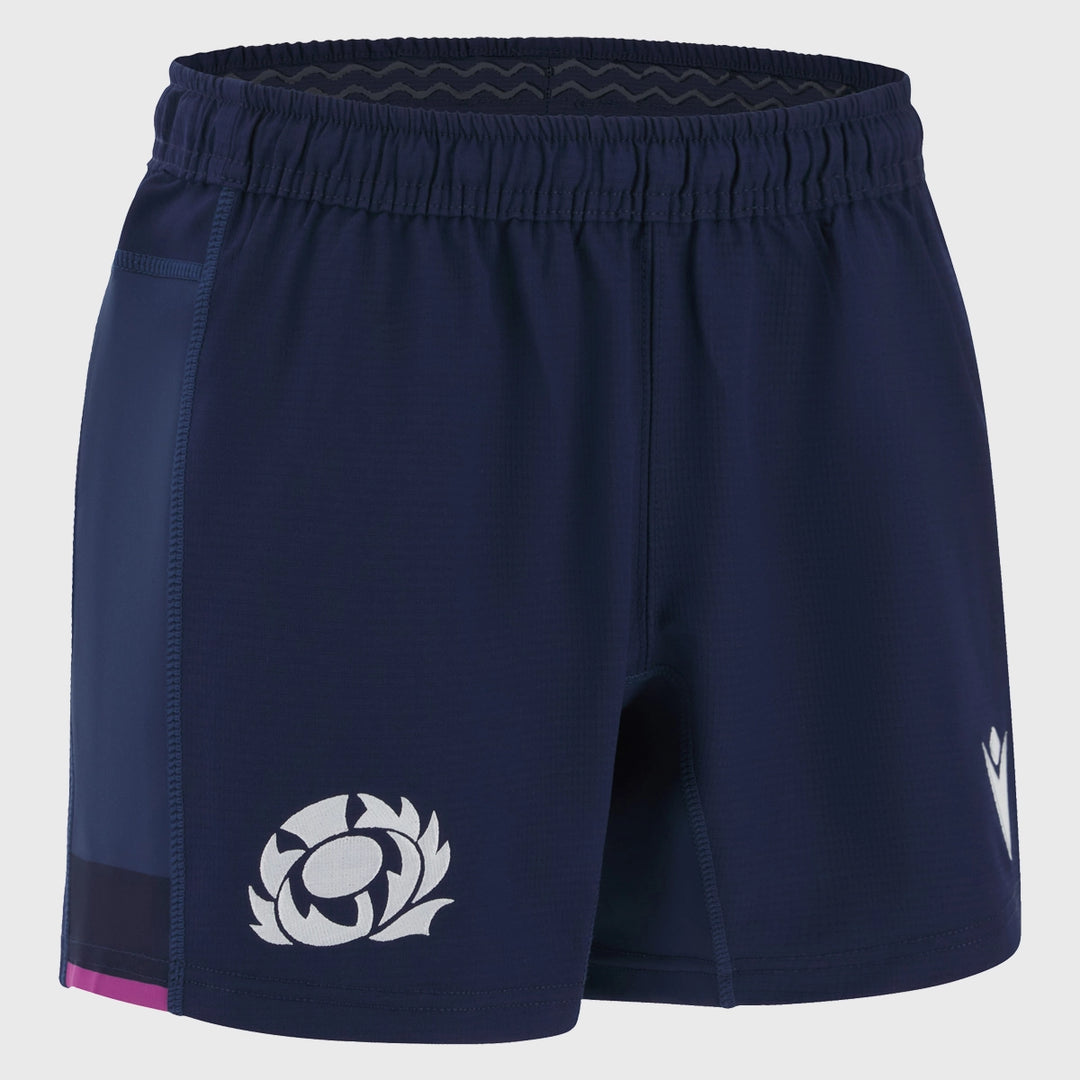 Macron Scotland Women's Home Rugby Shorts 2025/26 - Rugbystuff.com