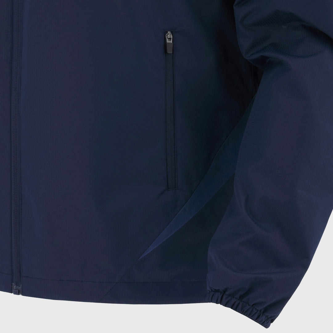 Macron Scotland Rugby Waterproof Jacket Navy/Purple 2025/26 - Rugbystuff.com