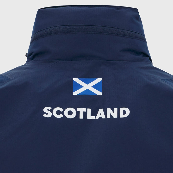 Macron Scotland Rugby Waterproof Jacket Navy/Purple 2025/26 - Rugbystuff.com