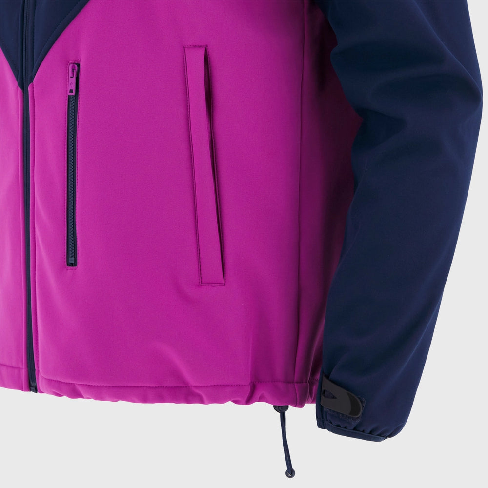 Macron Scotland Rugby Softshell Jacket Navy/Purple 2025/26 - Rugbystuff.com