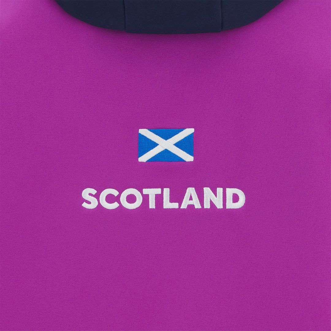 Macron Scotland Rugby Softshell Jacket Navy/Purple 2025/26 - Rugbystuff.com