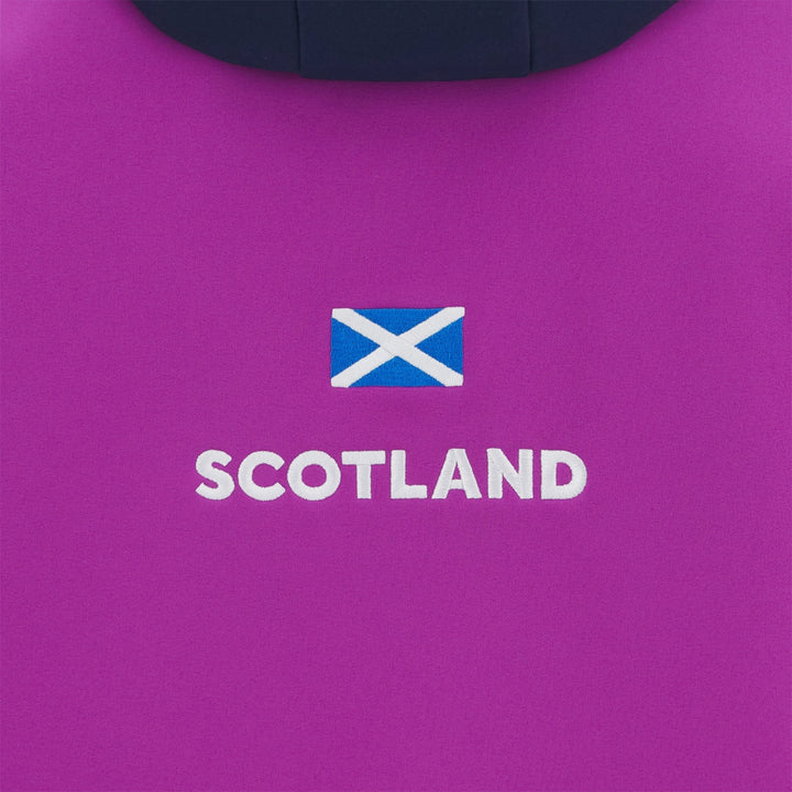 Macron Scotland Rugby Softshell Jacket Navy/Purple 2025/26 - Rugbystuff.com