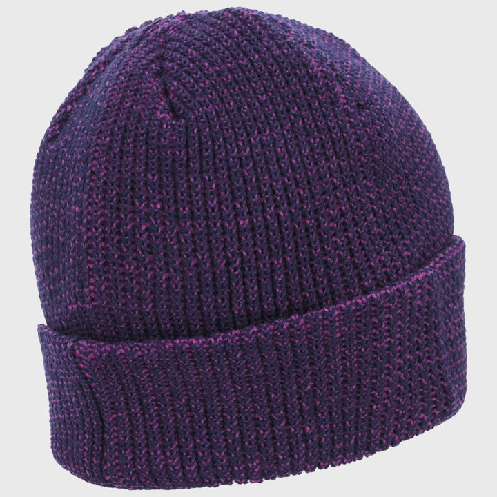 Macron Scotland Rugby Waffle Beanie Hat Navy/Purple 2025/26 - Rugbystuff.com