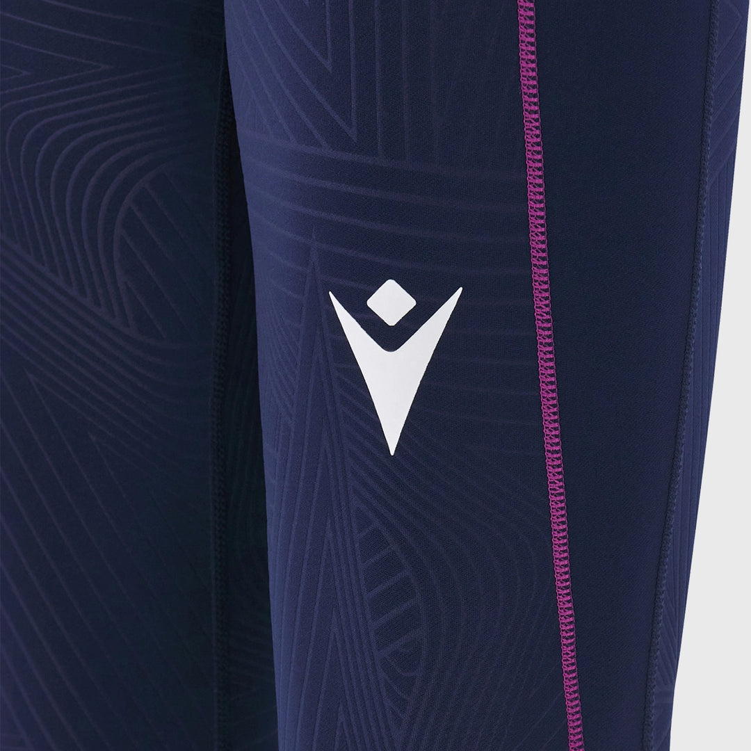 Macron Scotland Rugby Women's Leggings Navy/Purple 2025/26 - Rugbystuff.com