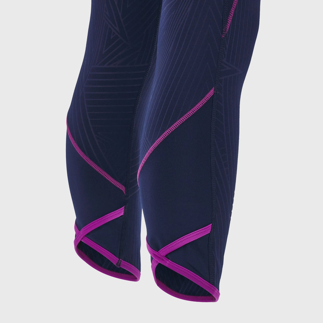 Macron Scotland Rugby Women's Leggings Navy/Purple 2025/26 - Rugbystuff.com