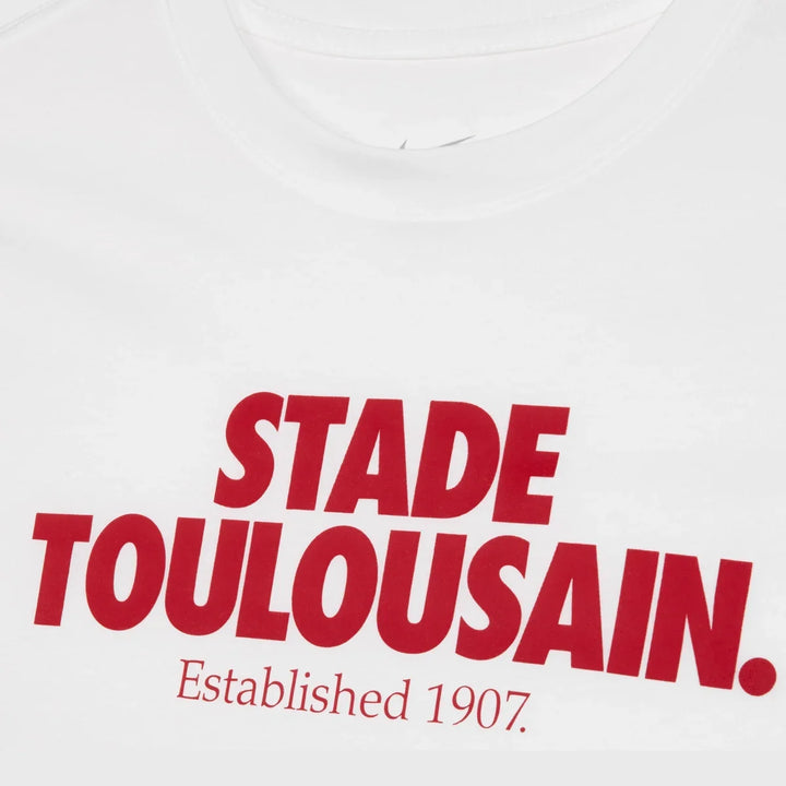 Nike Toulouse Graphic Tee White 2025/26 - Rugbystuff.com