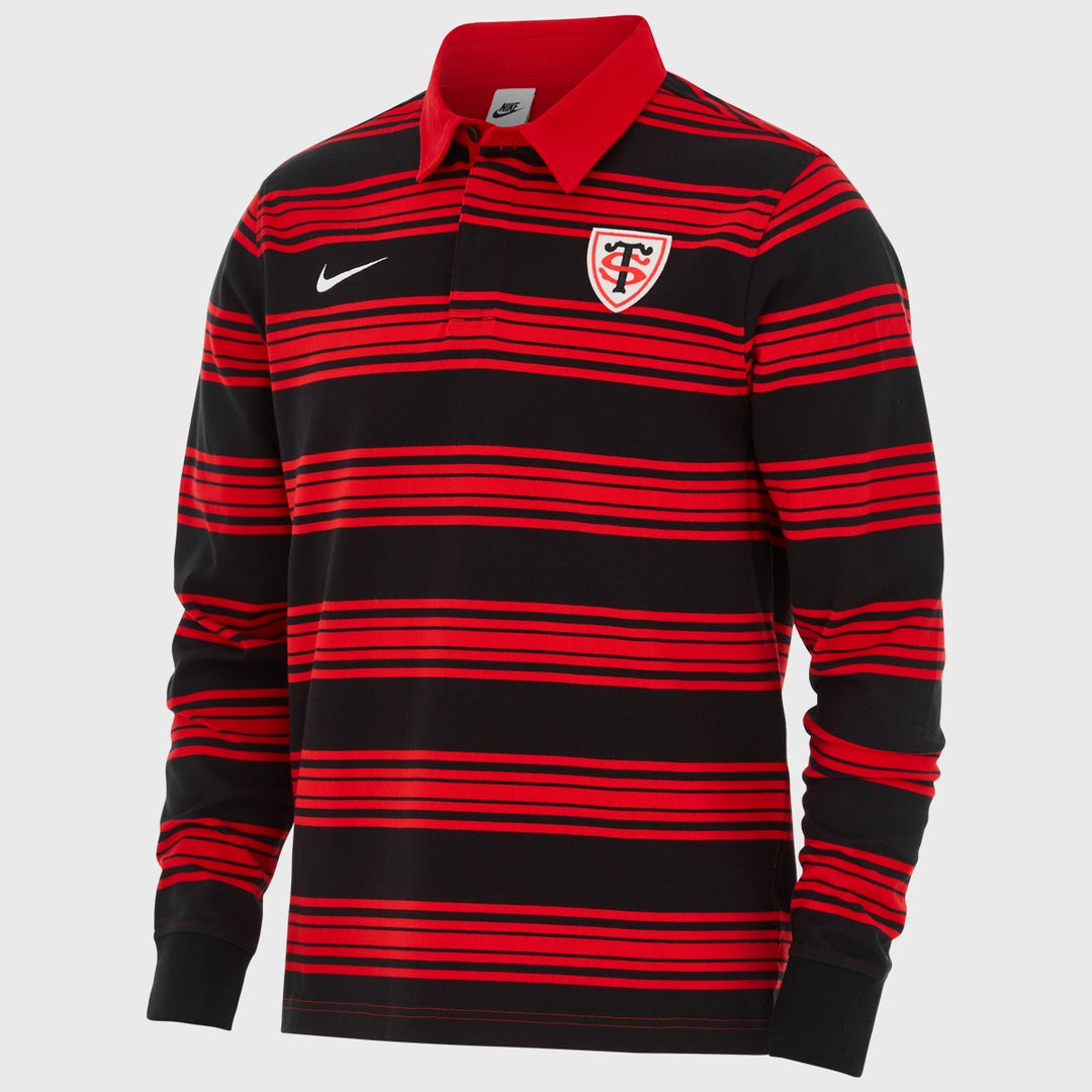 Nike Toulouse Men's Heritage Long Sleeve Rugby Shirt 2025/26 - Rugbystuff.com