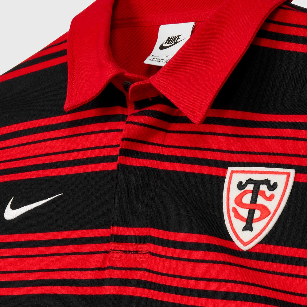 Nike Toulouse Men's Heritage Long Sleeve Rugby Shirt 2025/26 - Rugbystuff.com