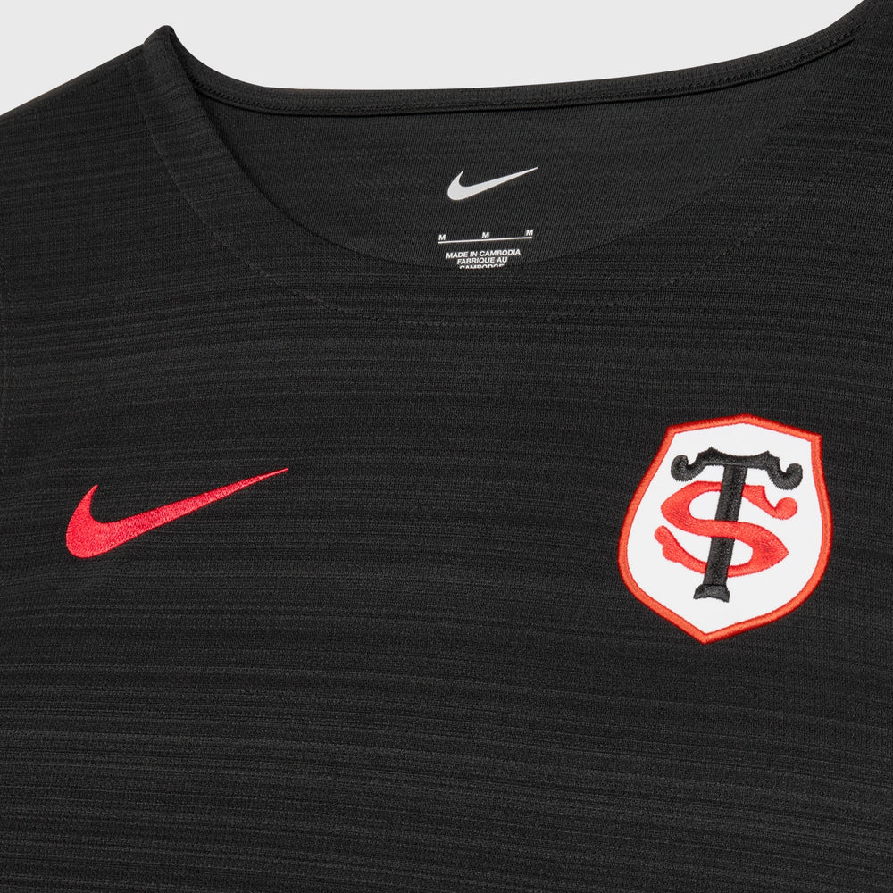Nike Toulouse Rugby Men's Training Singlet Black 2025/26 - Rugbystuff.com