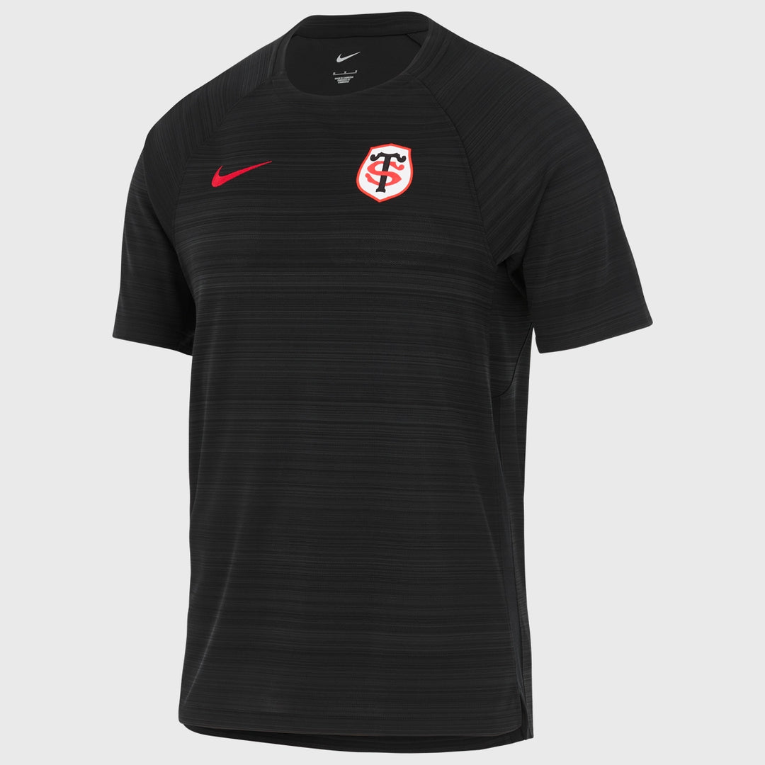 Nike Toulouse Rugby Men's Training Tee Black 2025/26 - Rugbystuff.com
