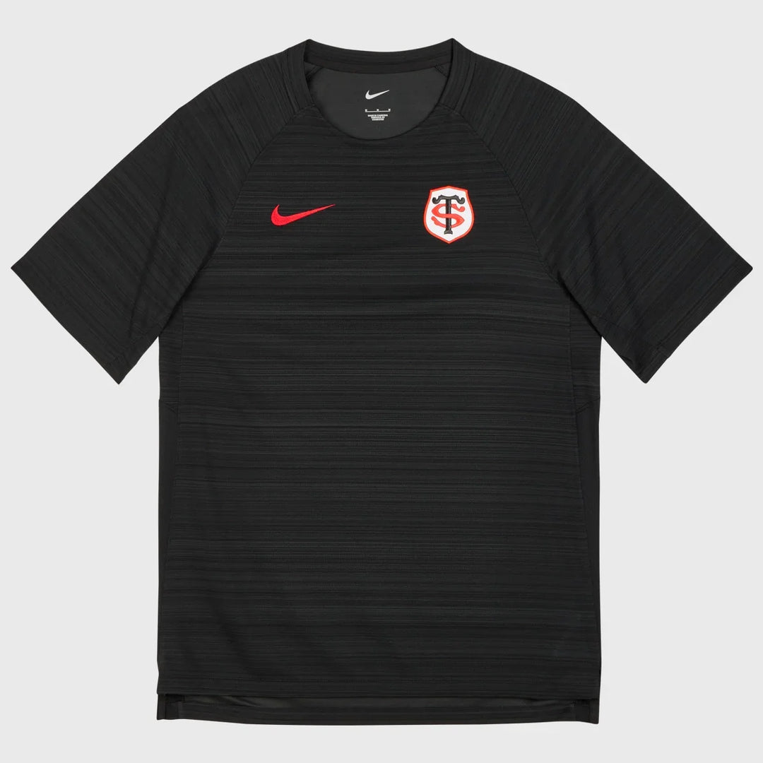 Nike Toulouse Rugby Men's Training Tee Black 2025/26 - Rugbystuff.com