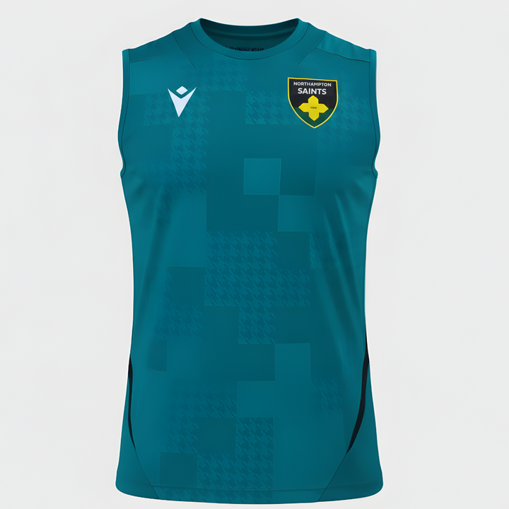 Macron Northampton Saints Training Sleeveless Tee 2025/26 - Rugbystuff.com