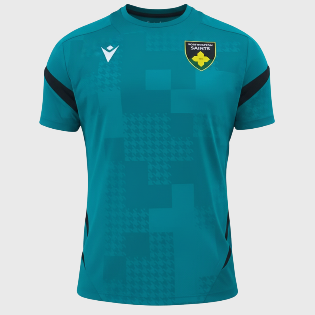 Macron Northampton Saints Poly Tee 2025/26 - Rugbystuff.com
